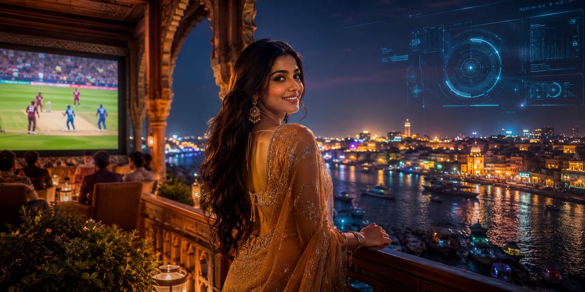 নারায়ণগঞ্জের চা বাগানে ক্রিকেট বেটিং উপভোগ করছেন একজন খেলোয়াড়