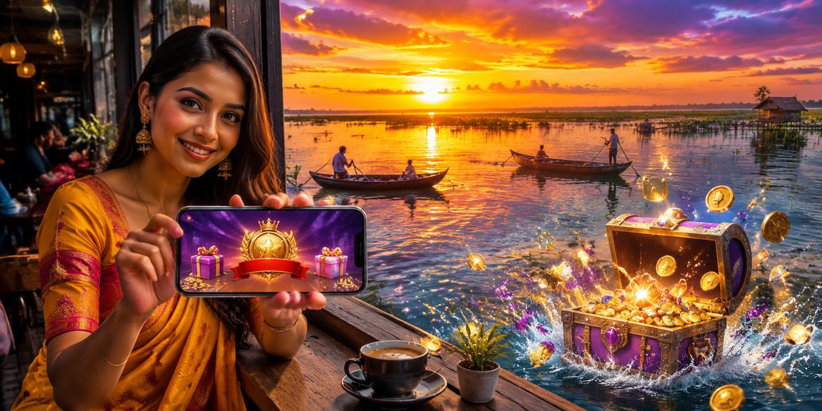 টাঙ্গুয়ার হাওরে ভিআইপি বোনাস উপভোগ করছেন বাংলাদেশি মডেল